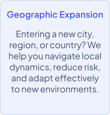 Geographic Expansion Back